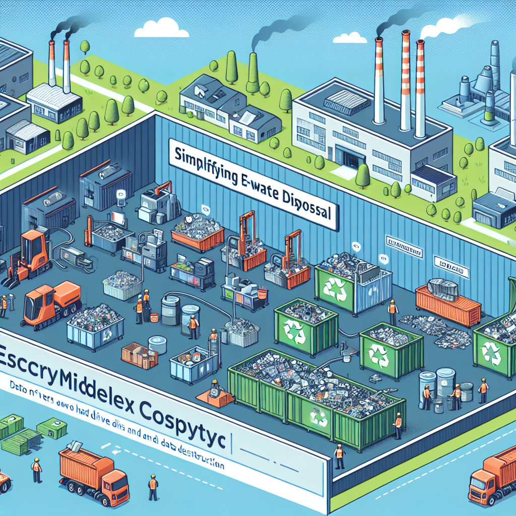 Simplifying E-Waste Disposal: Middlesex County's Industries Choose E-Waste Zone for Secure Electronic Recycling and Data Destruction