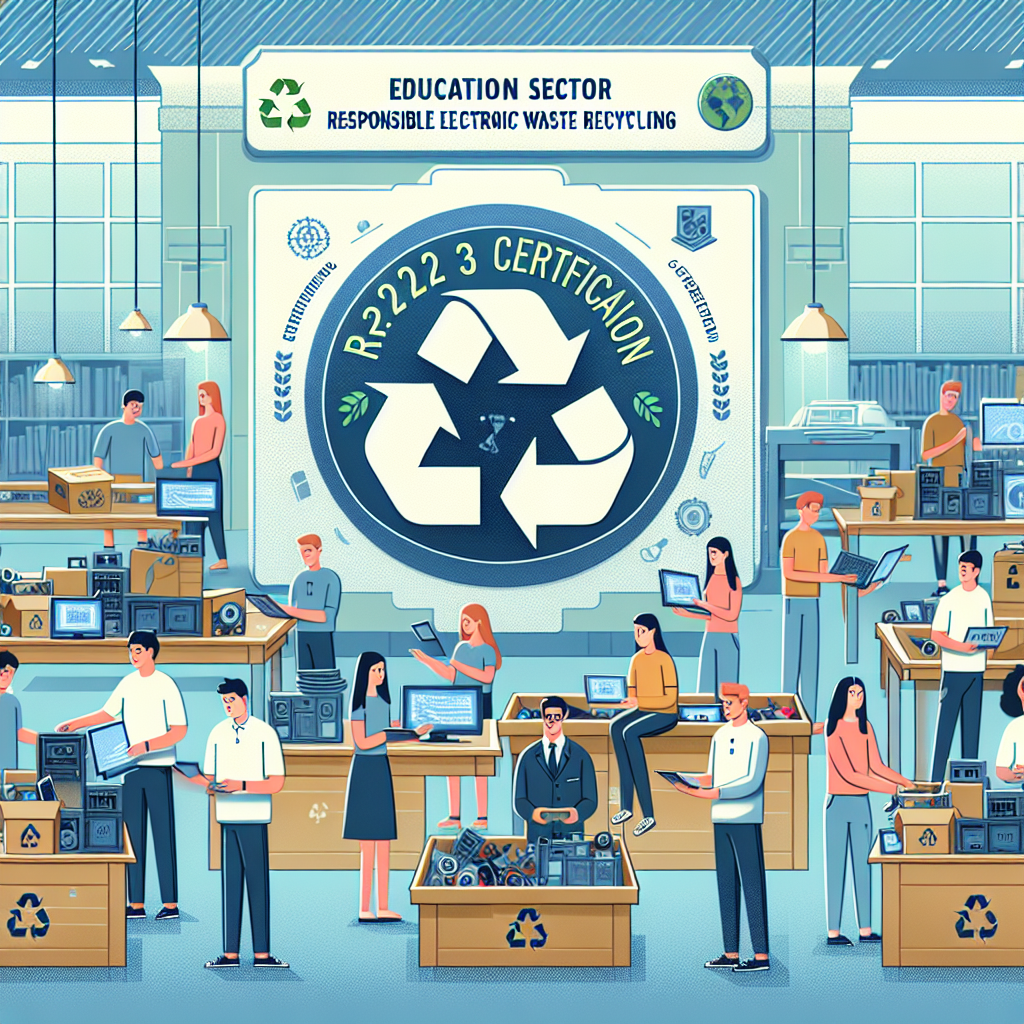 Why the Education Sector Needs Certified R2v3 for Responsible E-Waste Recycling